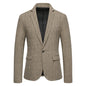 European Size Men's Fashion Woolen Casual Small Suit Coat