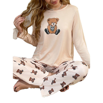 Milk Silk Ladies' Homewear Cute Bear