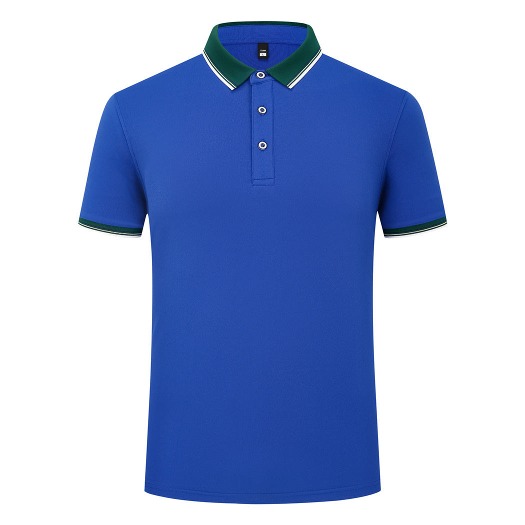 185g Elastic Fiber Di Skin Cotton Polo Shirt Color Matching