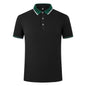 185g Elastic Fiber Di Skin Cotton Polo Shirt Color Matching