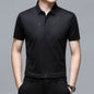 Summer New Men's Short-sleeved Shirt Seamless Business Shirt