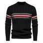 Men's Round Neck Pullover Print Casual Sweater