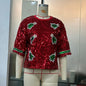 Women's Sequined Top Rugby Casual Loose