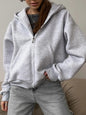 Fall Winter Hooded Casual Thick Coat Women