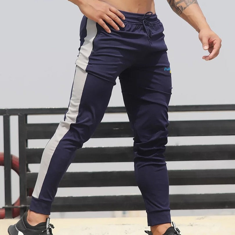 Men's Color-blocked Sports Pants Casual Slim Fit