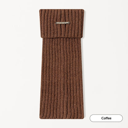 Female Vertical Stripe Slimming Solid Color Retro Sock Set