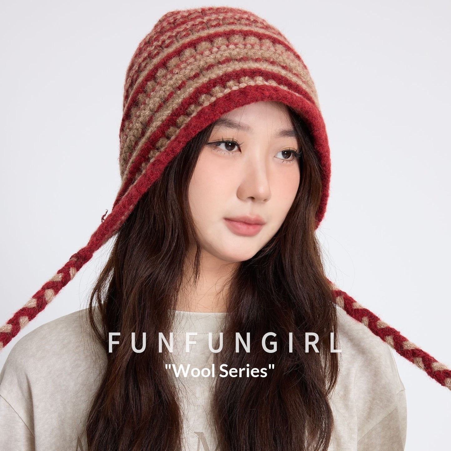 Retro Knit Beanie Women's Warm Wool Hat