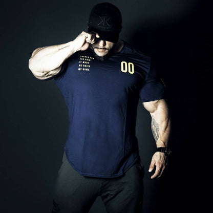 Round neck stretch fitness t-shirt