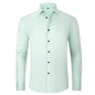 Men's Solid Color Simple Business Thin Shirt