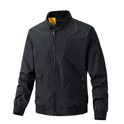 Men's Jacket Thin Plus Size Simple Flight Jacket