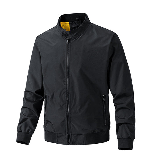Men's Jacket Thin Plus Size Simple Flight Jacket