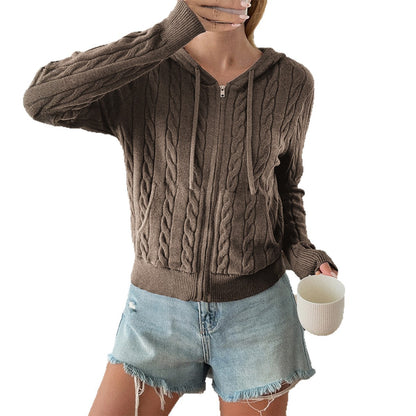 Women's Casual Woolen Long-sleeved Sweater