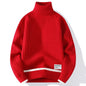 Fashion Personality New Mock Neck Sweater Men