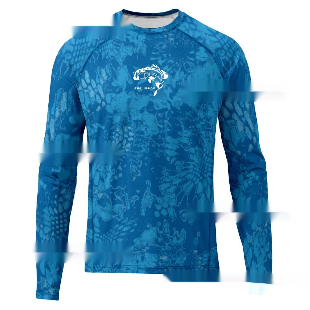 Men's Sun-proof And Breathable Long Sleeve Hood T-shirt