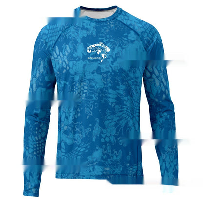 Men's Sun-proof And Breathable Long Sleeve Hood T-shirt