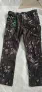 Mens Fleece-Lined Waterproof Tactical Pants For Winter Warmth And Protection