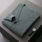Wool Cardigan Male V-neck Thin Loose