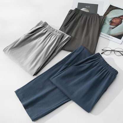 Langsha Cotton Loose And Comfortable Home Men's Sleeping Pants