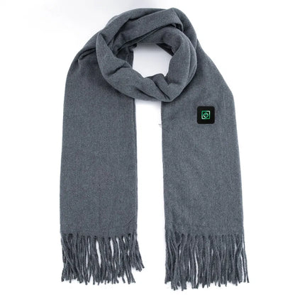 Electric Heated Winter Scarf USB Heating Neck Wrap Unisex Heated Neck Shawl Soft Warm Scarves 3 Heating Modes For Outdoor Cycling Skiing Skating