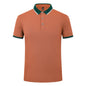 185g Elastic Fiber Di Skin Cotton Polo Shirt Color Matching