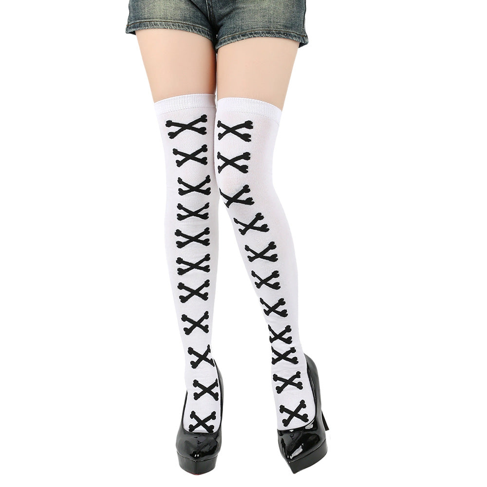 Halloween Party Bones Stockings COS Masquerade Dress Up