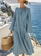 Women's Casual Loose Fashion Solid Color Dress