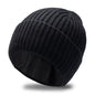 Fleece-lined Thickened Warm Winter Men's Knitted Hat