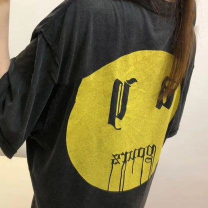Printed vintage style short sleeve