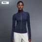 Windproof Stand Collar Yoga Clothes Running Sports Fitness Jacket