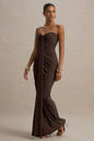 Sexy Bandeau Slim Fit Pleated Sheath Dress