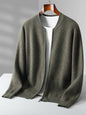 Round Neck Top Men's Cardigan Coat