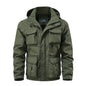 Outdoor Windproof Shell Jacket Loose Plus Size Casual Multi-pocket Workwear Jacket