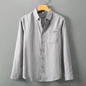Linen Shirt Men's Long Sleeve Loose Thin Casual