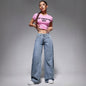 Retro Straight-leg Pants Loose Denim Trousers