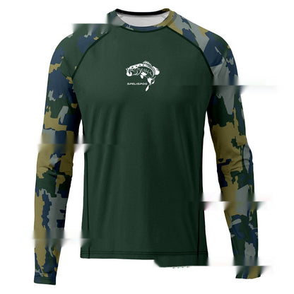 Men's Sun-proof And Breathable Long Sleeve Hood T-shirt