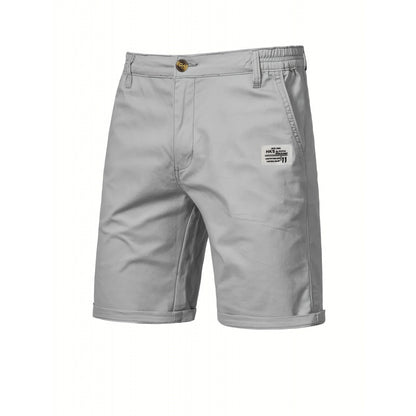 Solid-color Cargo Pants In A Work-style Desig