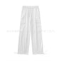 Loose Fitting Casual Straight Leg Cargo Pants With Multiple Pockets And A Drawstring Waist