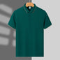 Summer Work Clothes Polo Shirt Ice Ion Single Collar Lapel Breathable Comfortable
