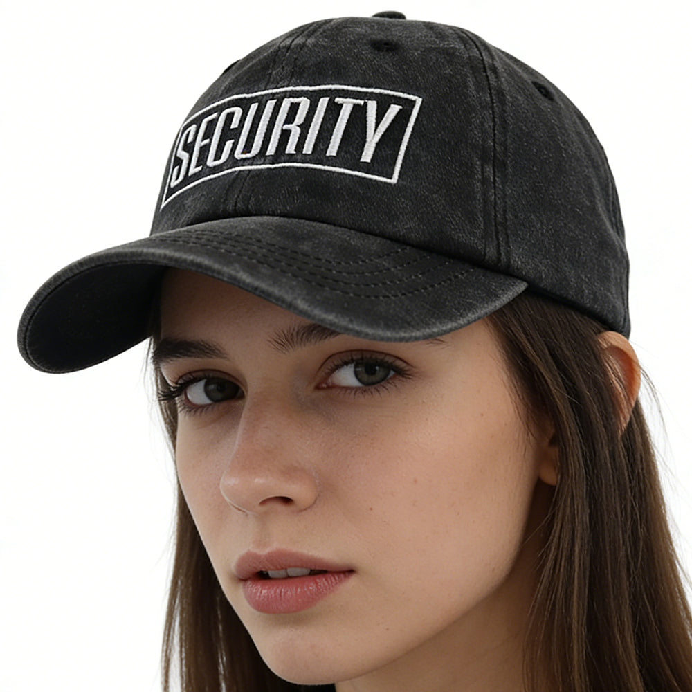 2pcs Security Hats For Men Women Security Accessories Baseball Cap