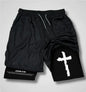 3D Digital-printed Shorts With A Double-layer Design For The Beach