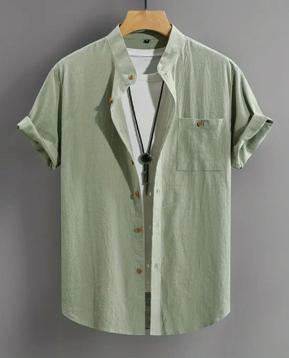 Men's Short-sleeved Shirt Comfort And Casual Fashion All-matching