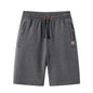 Mens Cropped Pants Summer Knitted Casual Shorts For Sports