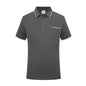 Lapel Short Sleeve Polo Shirt Fashion Workwear With Pocket