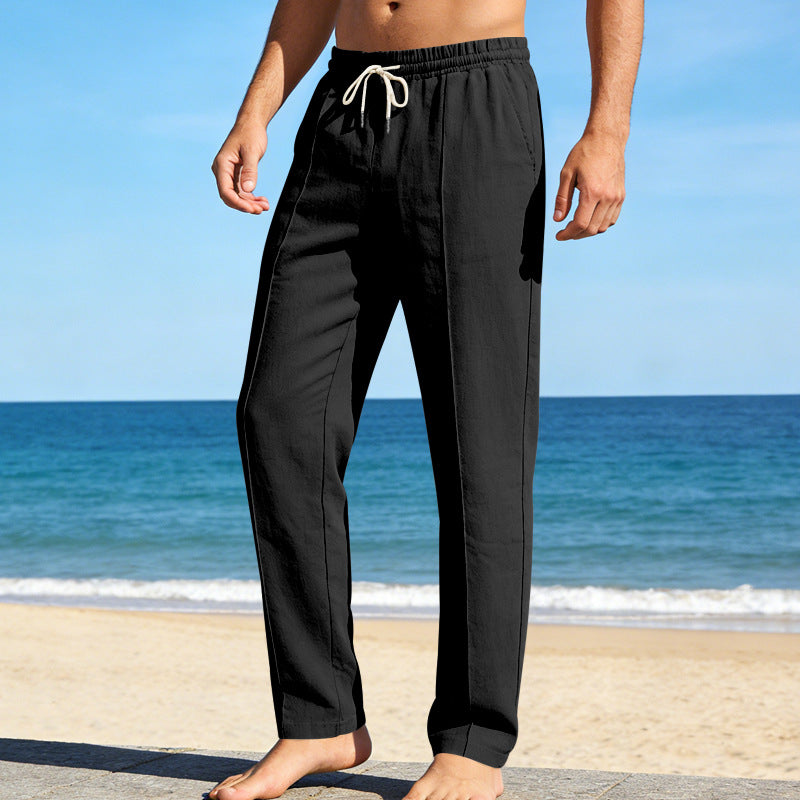 Mens Casual Springautumn Pants In A Loose, Breathable American Style