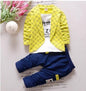 Toddler Baby Clothes Children Suit 0-3 Years Old Suit  Pants Children's Sportswear Boys Girls Children's Clothing Brand