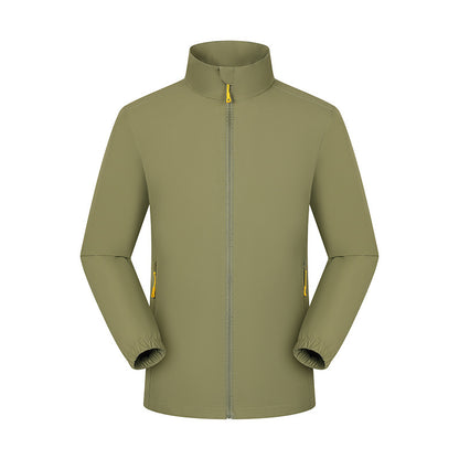 Waterproof Stand Collar Workwear Men's Jacket