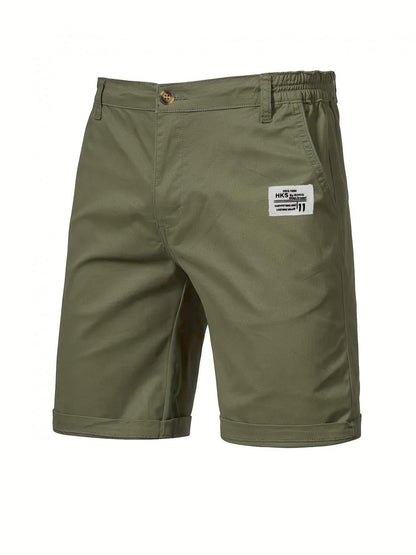 Solid-color Cargo Pants In A Work-style Desig