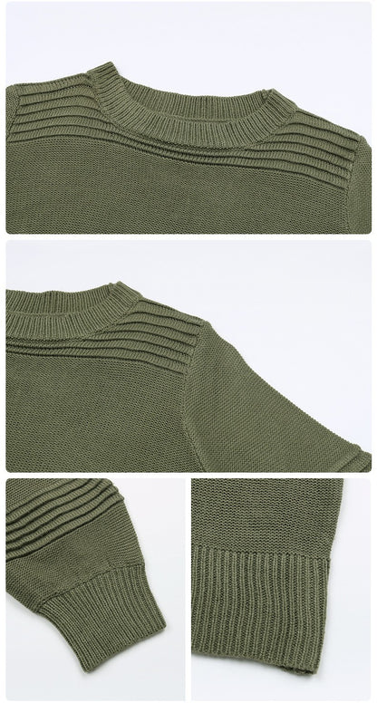 Beautiful Women's Round Neck Textured Pullover Sweater