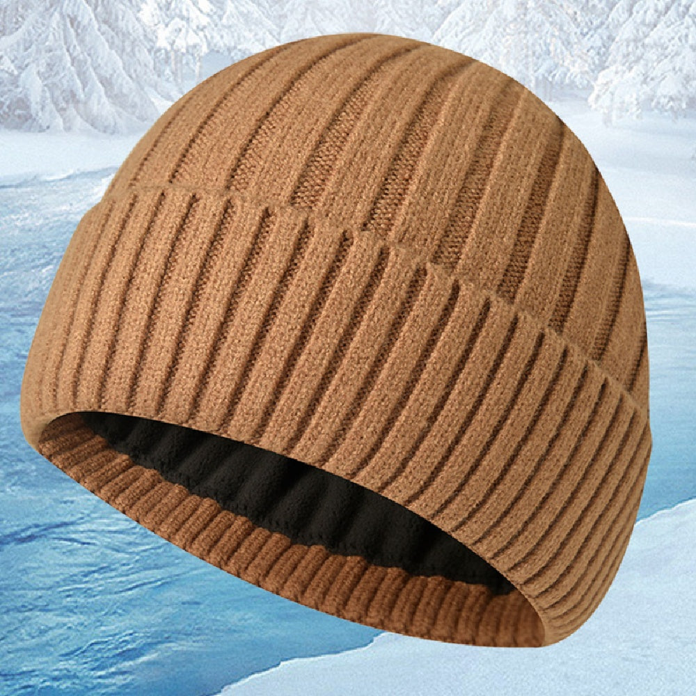 Men's Winter Fleece-Lined Thick Hat