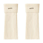 Female Vertical Stripe Slimming Solid Color Retro Sock Set